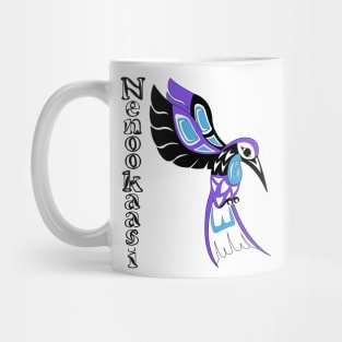 Humming Bird (Nenookaasi) Purple Mug